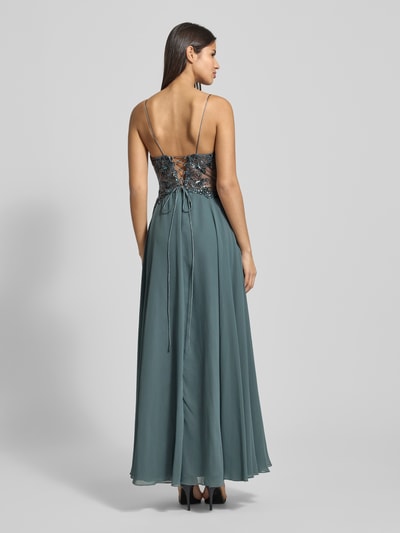 Laona Sukienka wieczorowa z dekoltem w kształcie serca Lodowy błękitny 5