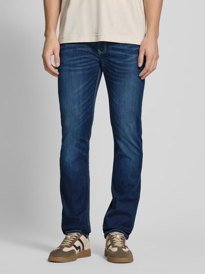 MAC Slim Fit Jeans im 5-Pocket-Design Modell 'Arne' Dunkelblau 4