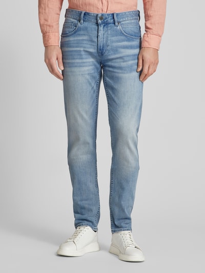 PME Legend Regular fit jeans met labeldetail, model 'NIGHTFLIGHT' Jeansblauw - 4