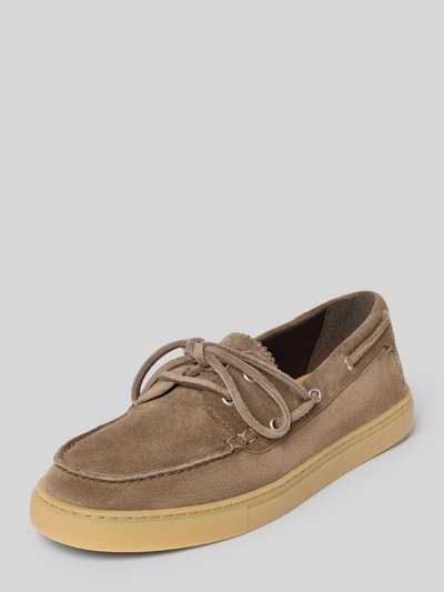 Marc O'Polo Loafersy z czystego nubuku bydlęcego Model 'KARA 1B' Jasnobrązowy 1