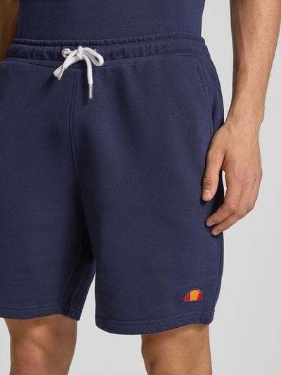 Ellesse Sweatshorts mit elastischem Bund Modell 'WEST PALM' Dunkelblau 3