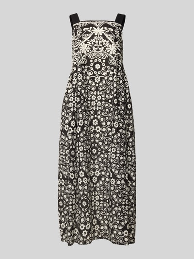Weekend Max Mara Lejąca sukienka casualowa z czystej bawełny model 'MOLI' Czarny 2
