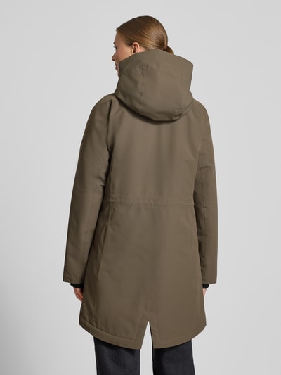 Didriksons Parka met capuchon, model 'ALANA' Leem - 5