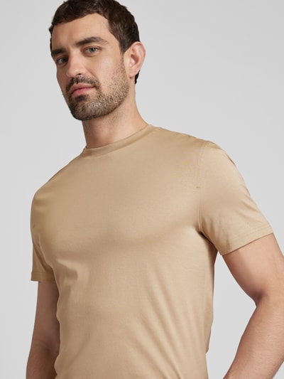 Strellson T-shirt met ronde hals, model 'Pepe' Beige - 3