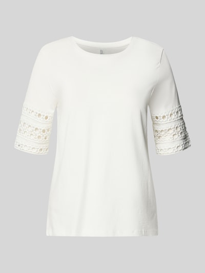 VERO MODA Regular Fit T-Shirt aus reiner Baumwolle Modell 'IVACY' Weiss 2
