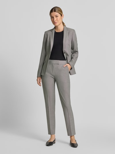 HUGO Mid Waist Business-Hose mit Bügelfalten Black 1
