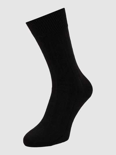 Falke Socken mit Kaschmir-Anteil Modell 'Lhasa'  Black 1