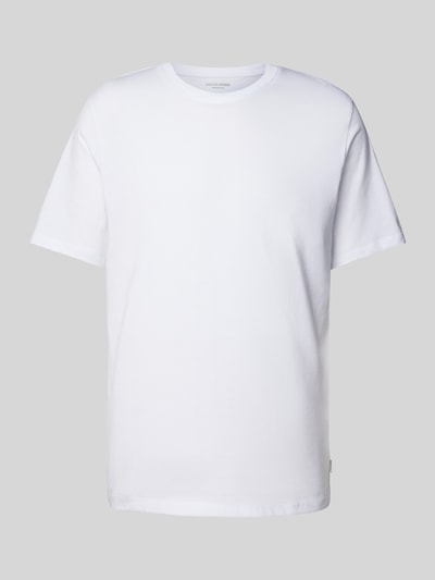 Jack & Jones T-shirt z detalem z logo model ‘ORGANIC’ Biały 2