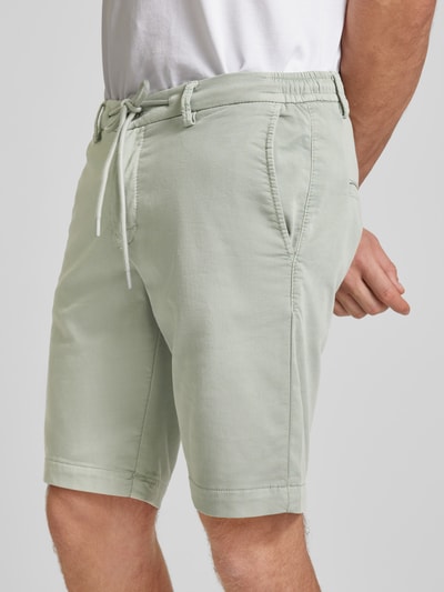 MAC Regular Fit Shorts mit Tunnelzug Hellgrau 3