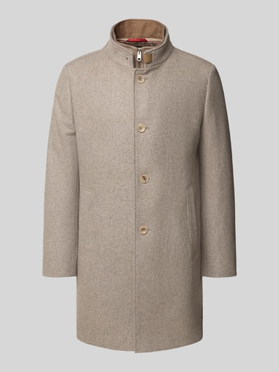 Cinque Mantel mit Stehkragen Modell 'CHOICE' Beige 2