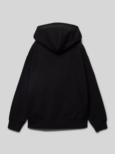 CHAMPION Hoodie mit Label-Stitching Black 3