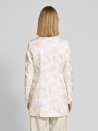WHITE LABEL Lange blazer met opstaande kraag Offwhite - 5