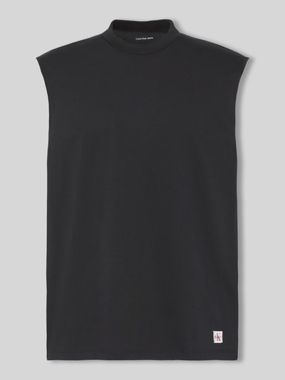 Calvin Klein Jeans Relaxed Fit Tanktop aus reiner Baumwolle Black 2