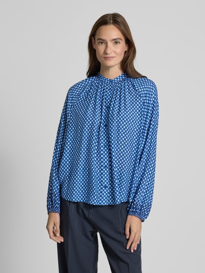 Windsor Regular Fit Bluse aus Viskose-Seide-Mix Royal 4