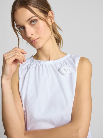 More & More Blusentop mit Rundhalsausschnitt Offwhite 3