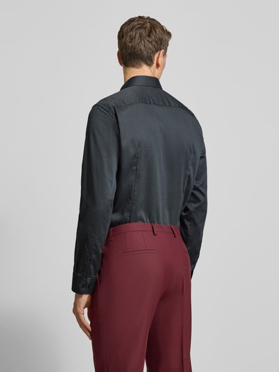 Jake*s Regular fit zakelijk overhemd van katoen met kentkraag Middengrijs - 5