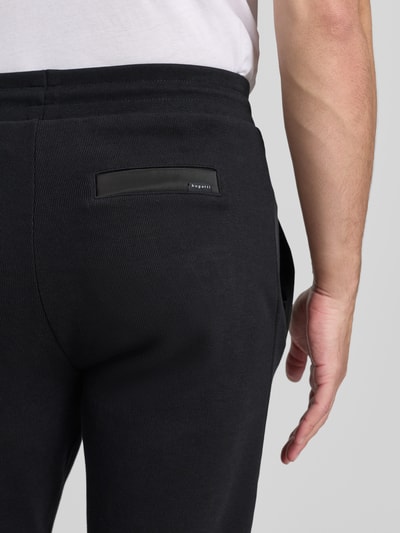 bugatti Sweatpants met elastische band, model 'Selanik' Zwart - 3