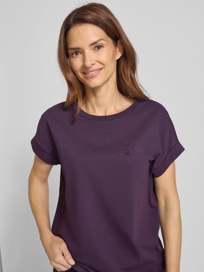 Armedangels Loose Fit T-Shirt aus reiner Baumwolle Violett 3