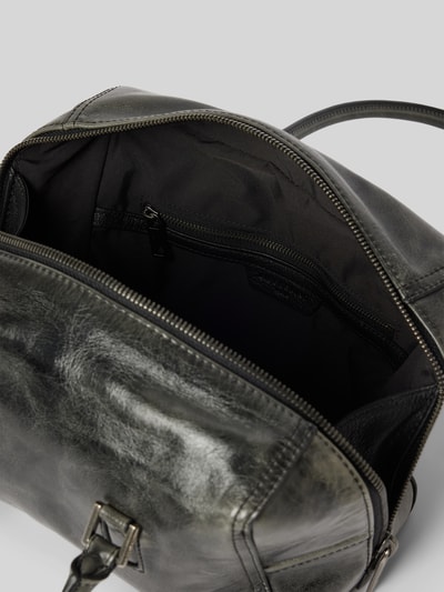 LIEBESKIND BERLIN Handtasche aus Leder mit Label-Detail Modell 'KAYLA' Anthrazit 4