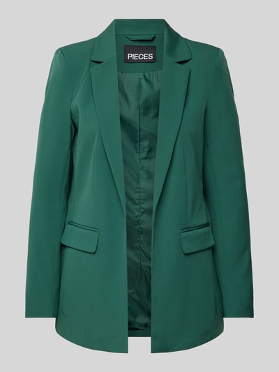 Pieces Loose fit blazer met ventilatiesplit, model 'BOZZY' Donkergroen - 2