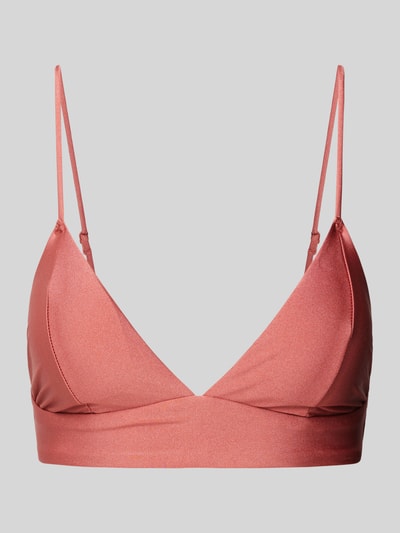 Barts Bralette-Bikini-Oberteil mit breitem Bund Modell 'Isla' Rostrot 1