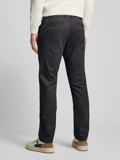 MCNEAL Slim fit chino met riem Donkergrijs - 5