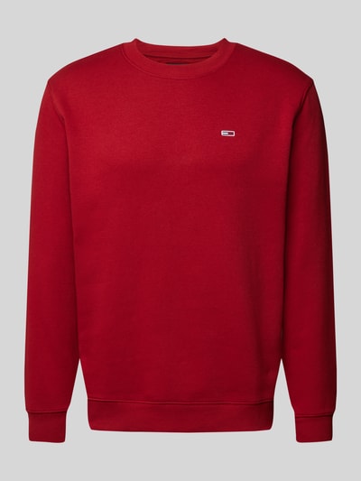 Tommy Jeans Regular fit sweatshirt met logobadge Rood - 2