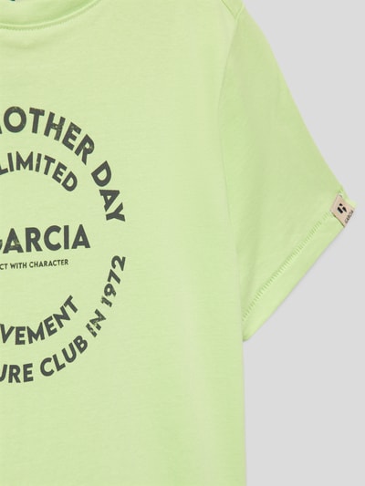 Garcia T-shirt met motiefprint Lichtgroen - 2