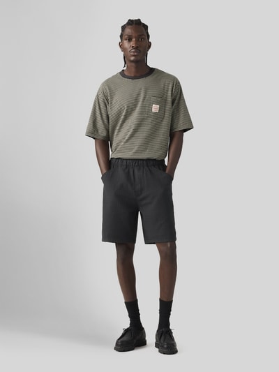 Levi's® Regular Fit Sweatshorts aus reiner Baumwolle Anthrazit 4