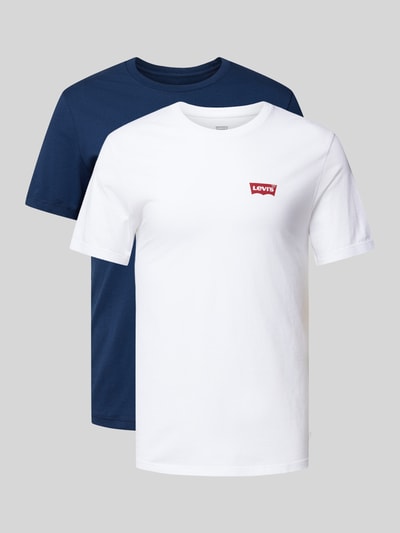 Levi's® T-Shirt mit Label-Print im 2er-Pack Weiss 2