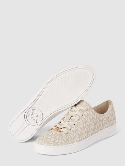 MICHAEL Michael Kors Sneaker mit Allover-Logo Modell 'KEATON' Offwhite 4