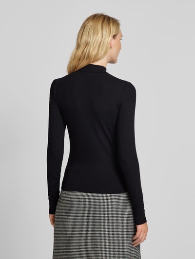 Vero Moda Longsleeve mit Stehkragen Modell 'MARY' Black 5