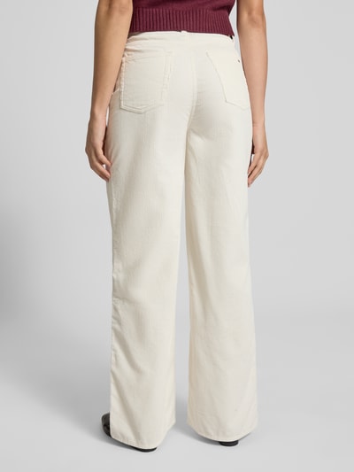 Tommy Jeans Wide Leg Cordhose aus reiner Baumwolle  Ecru 5