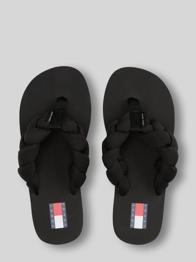 Tommy Hilfiger Zehentrenner mit geflochtenem Riemen Black 3