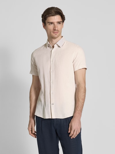 JOOP! Collection Freizeithemd mit Knopfleiste Modell 'Pit' Beige 4