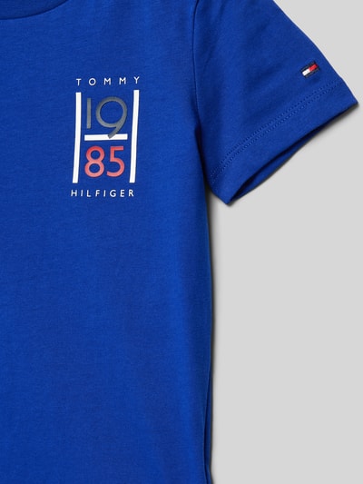 Tommy Hilfiger Kids T-Shirt mit Label-Print Blau 2