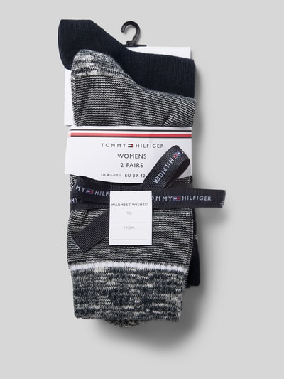 Tommy Hilfiger Kousen met verstevigde hiel  Donkerblauw - 3