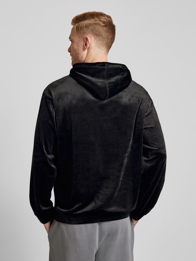 ARMANI EXCHANGE Hoodie met elastische boorden Zwart - 5