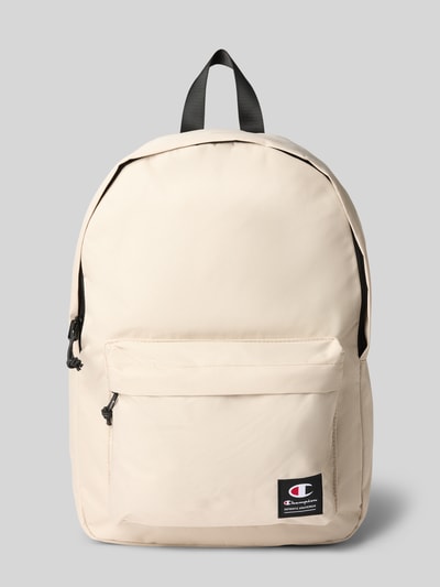 CHAMPION Rucksack mit Label-Patch Beige 2