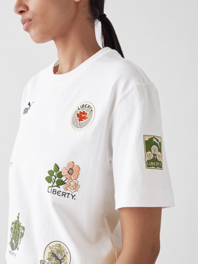 Puma X Liberty T-Shirt mit Label-Details Weiß 6