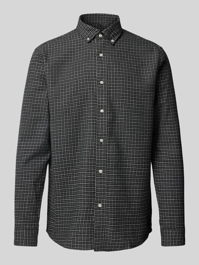 MCNEAL Tailored Fit Freizeithemd mit Button-Down-Kragen  Graphit 2