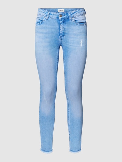 Only Skinny Fit Jeans im Used-Look Modell 'BLUSH' Jeansblau 2