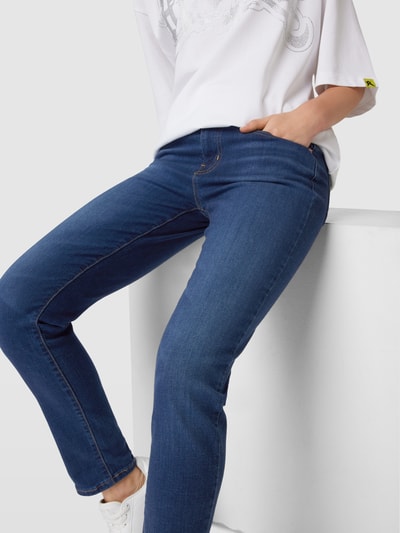 Levi's® 300 Jeansy o kroju boyfriend fit ze średnim stanem i 5 kieszeniami Ciemnoniebieski 3