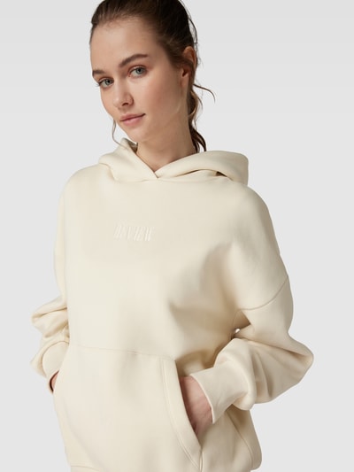 REVIEW Hoodie mit Känguru-Tasche Beige 3