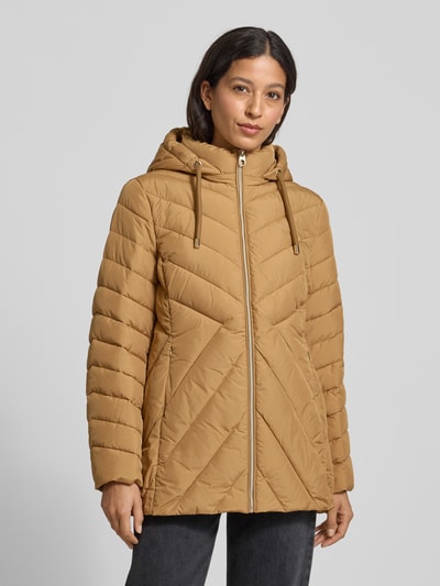 Christian Berg Woman Selection Steppjacke mit Reißverschlusstaschen Beige 4