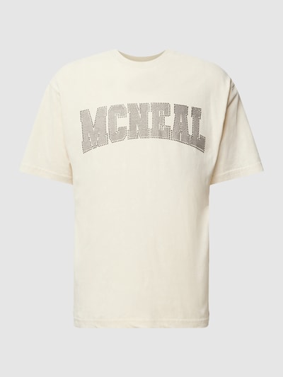 MCNEAL T-shirt zdobiony kamieniami Écru 2