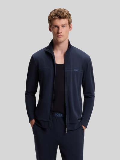 BOSS Sweatpak met logodetail in 2-delig set Aquablauw - 4