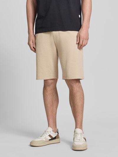 s.Oliver RED LABEL Relaxed Fit Bermudas aus Baumwoll-Mix Modell 'DETROIT' Beige 4