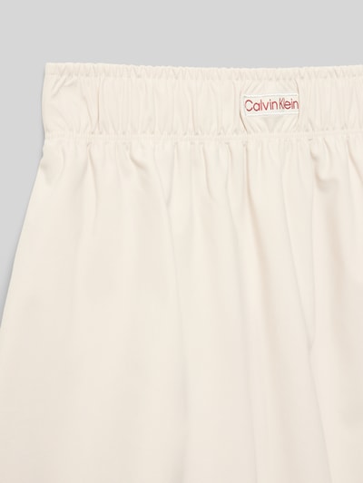 Calvin Klein Jeans Rock mit elastischem Bund Ecru 2