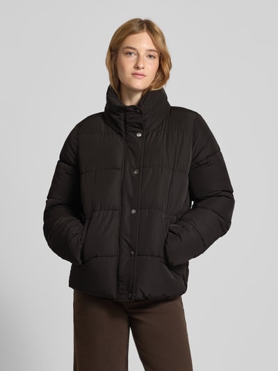 Only Kurtka pikowana o kroju regular fit ze stójką model ‘NEWCOOL’ Czarny 4